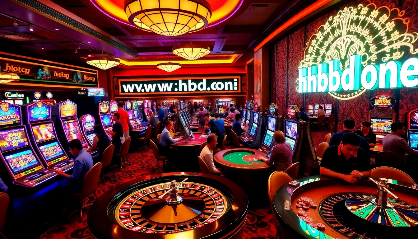 Experience the thrill of gaming at https://www.hhbd.one/ with vibrant slots and dynamic poker tables.